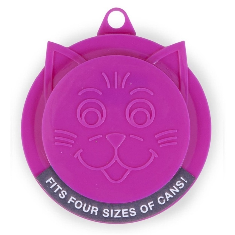 Pink Petmate Kitty Cap Wet Cat Food Can Saver
